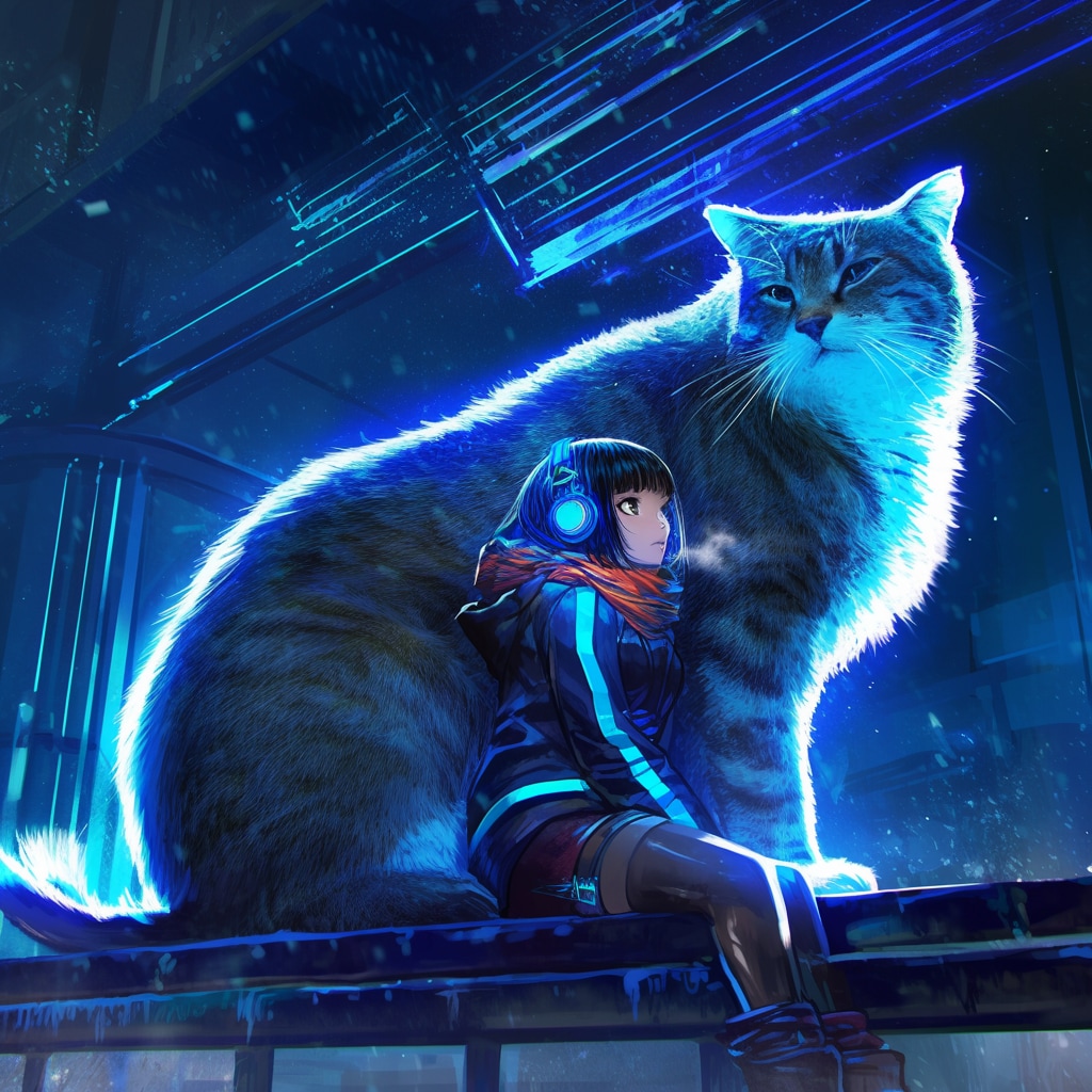 ネオンの夜でキミと | の人気AIイラスト・グラビア