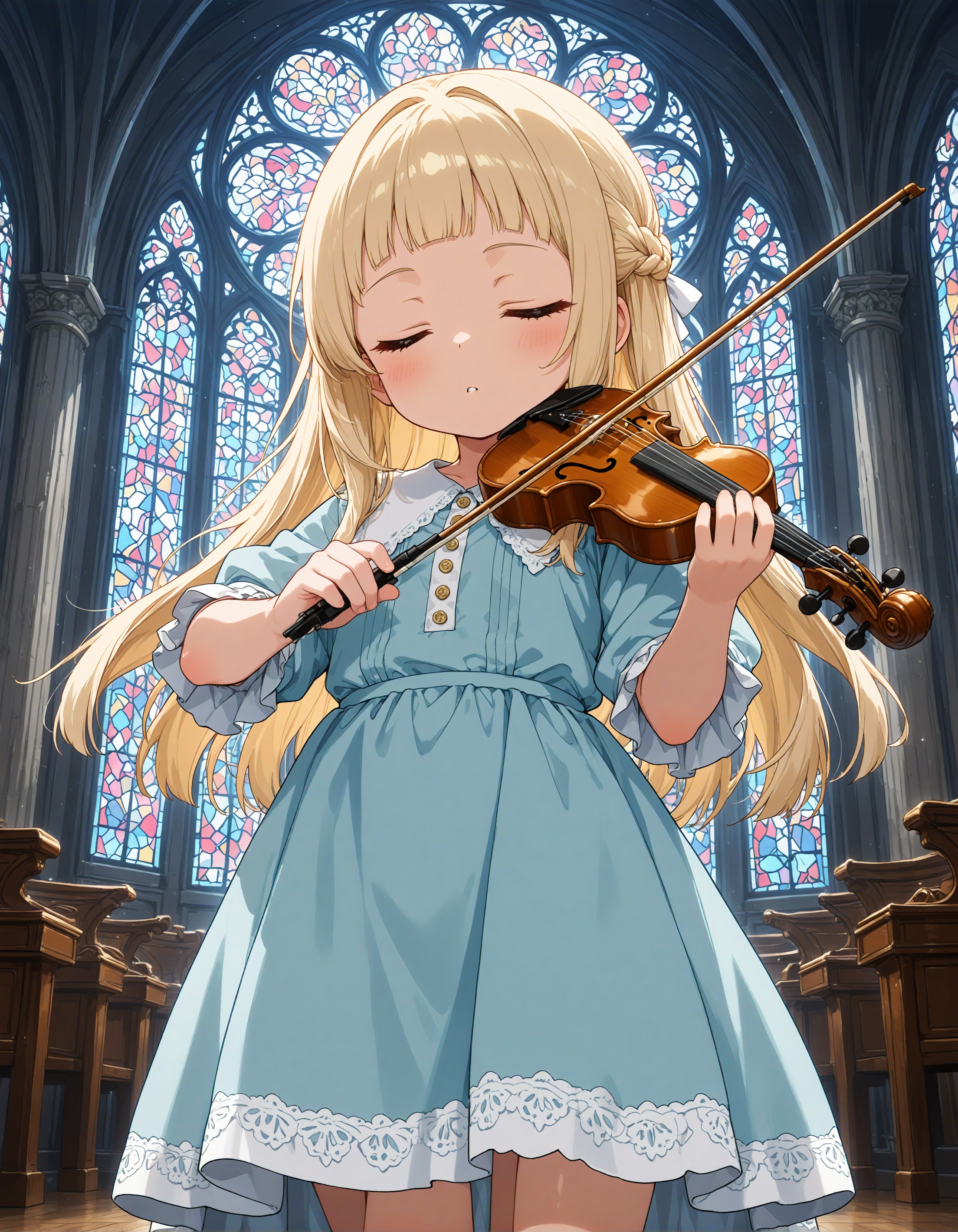 聖堂に響くひとしずく
