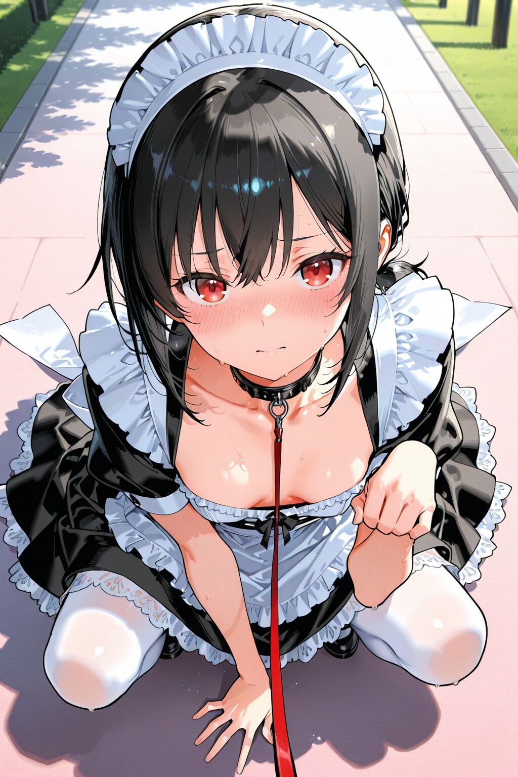 メイドさんとお散歩