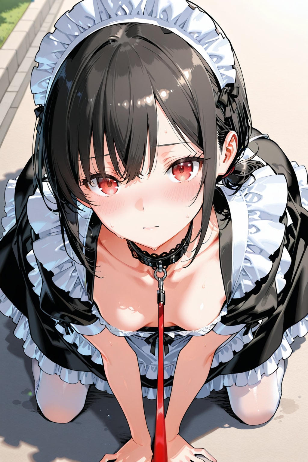 メイドさんとお散歩