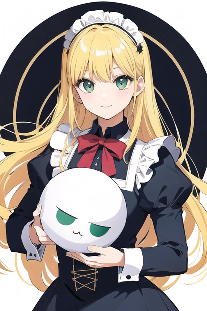 メイドさんとモチモチ