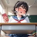 性癖   未使用イラスト⑨    露出編  　 ～　彼からのメール　 ～ 11枚目
