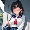 性癖   未使用イラスト⑨    露出編  　 ～　彼からのメール　 ～ 5枚目