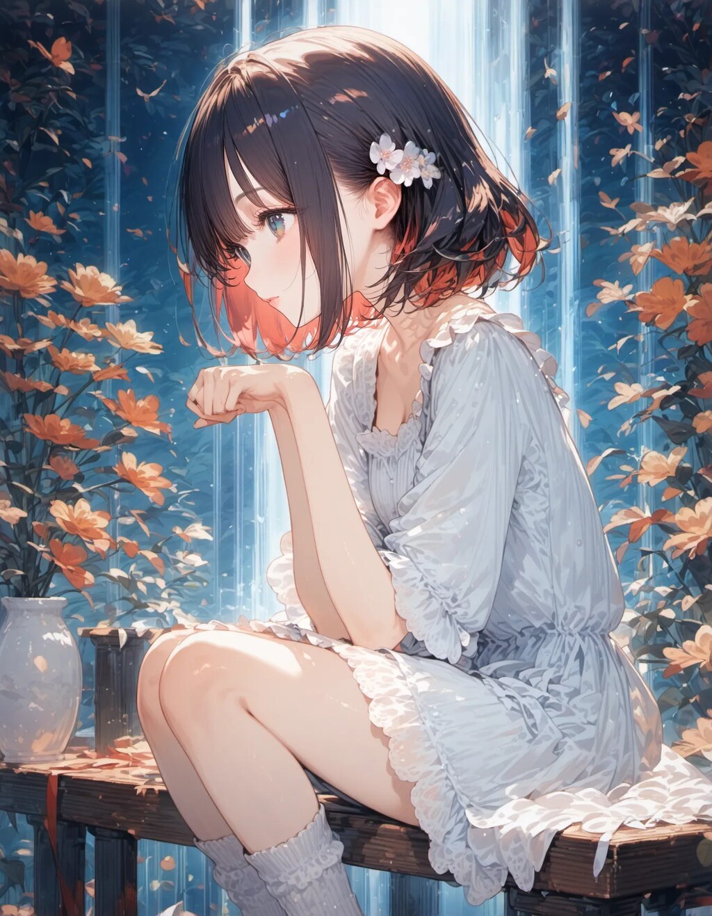 Reflections in the Floral Light