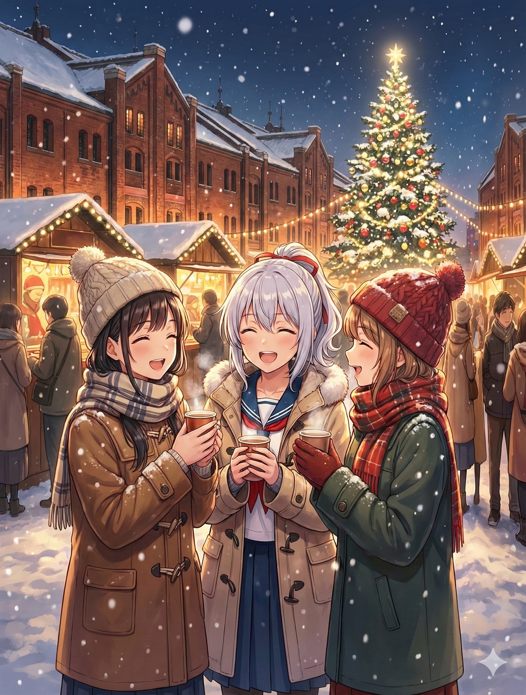 クリスマスマーケット クリスマス11日前 | の人気AIイラスト・グラビア