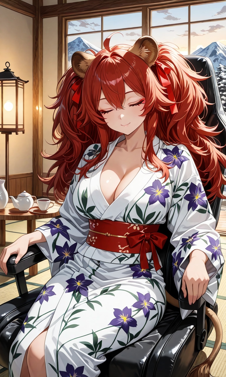 シエル(がおねぇ)くつろぎ | の人気AIイラスト・グラビア