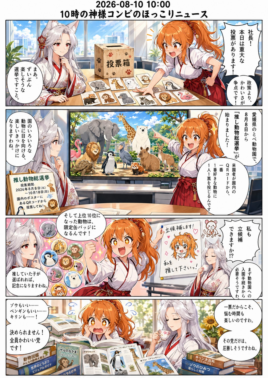 毎日漫画　10時　ほっこりニュース