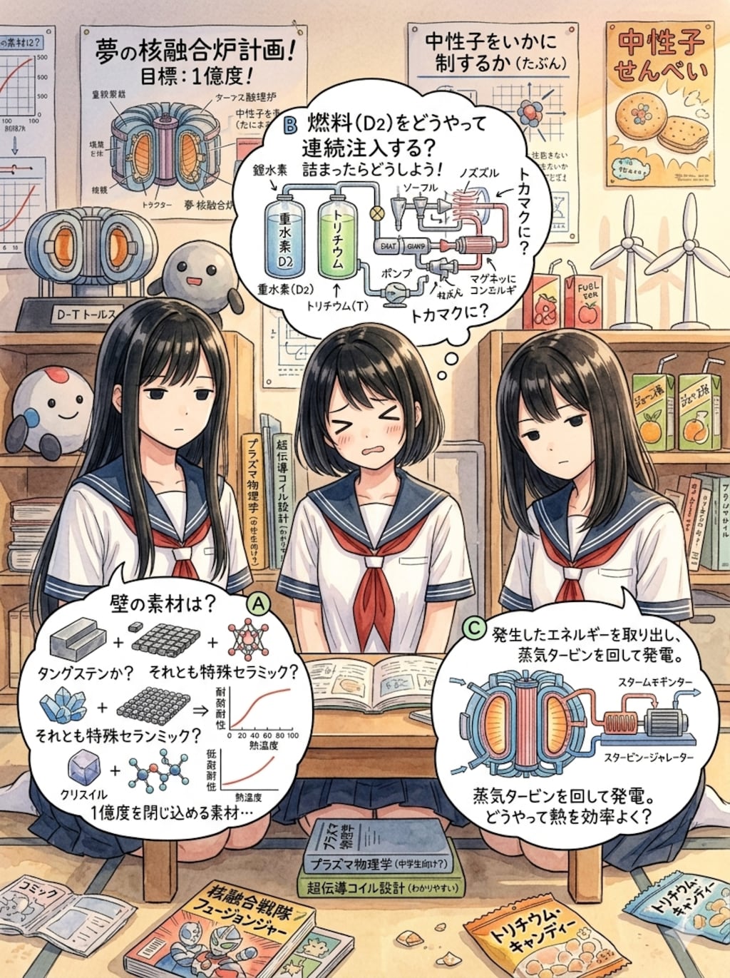 核融合炉のボトルネックを考える