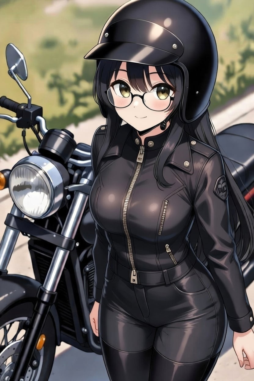 <先輩ちゃん>バイク乗りの先輩 | の人気AIイラスト・グラビア