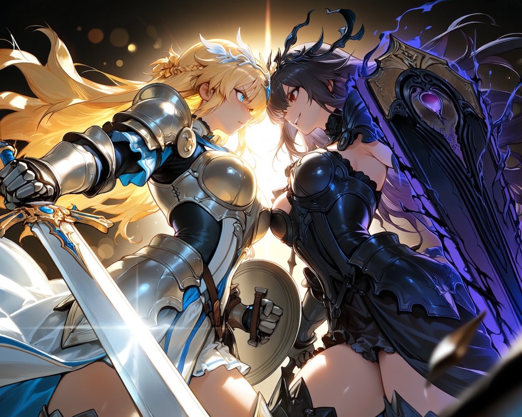 光と闇の姫騎士