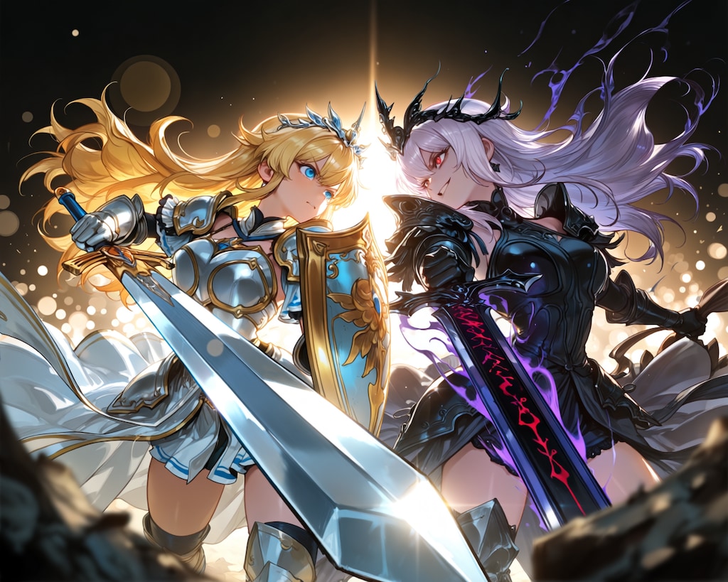 光と闇の姫騎士