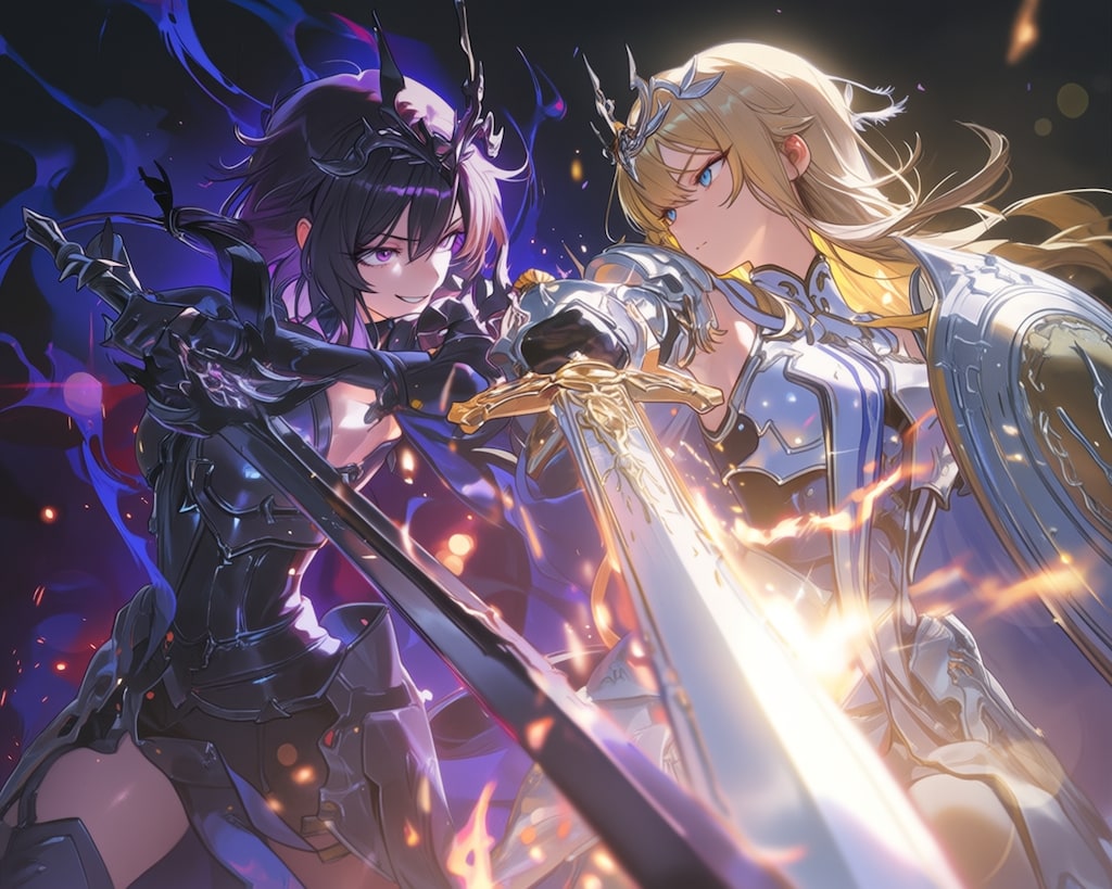 光と闇の姫騎士