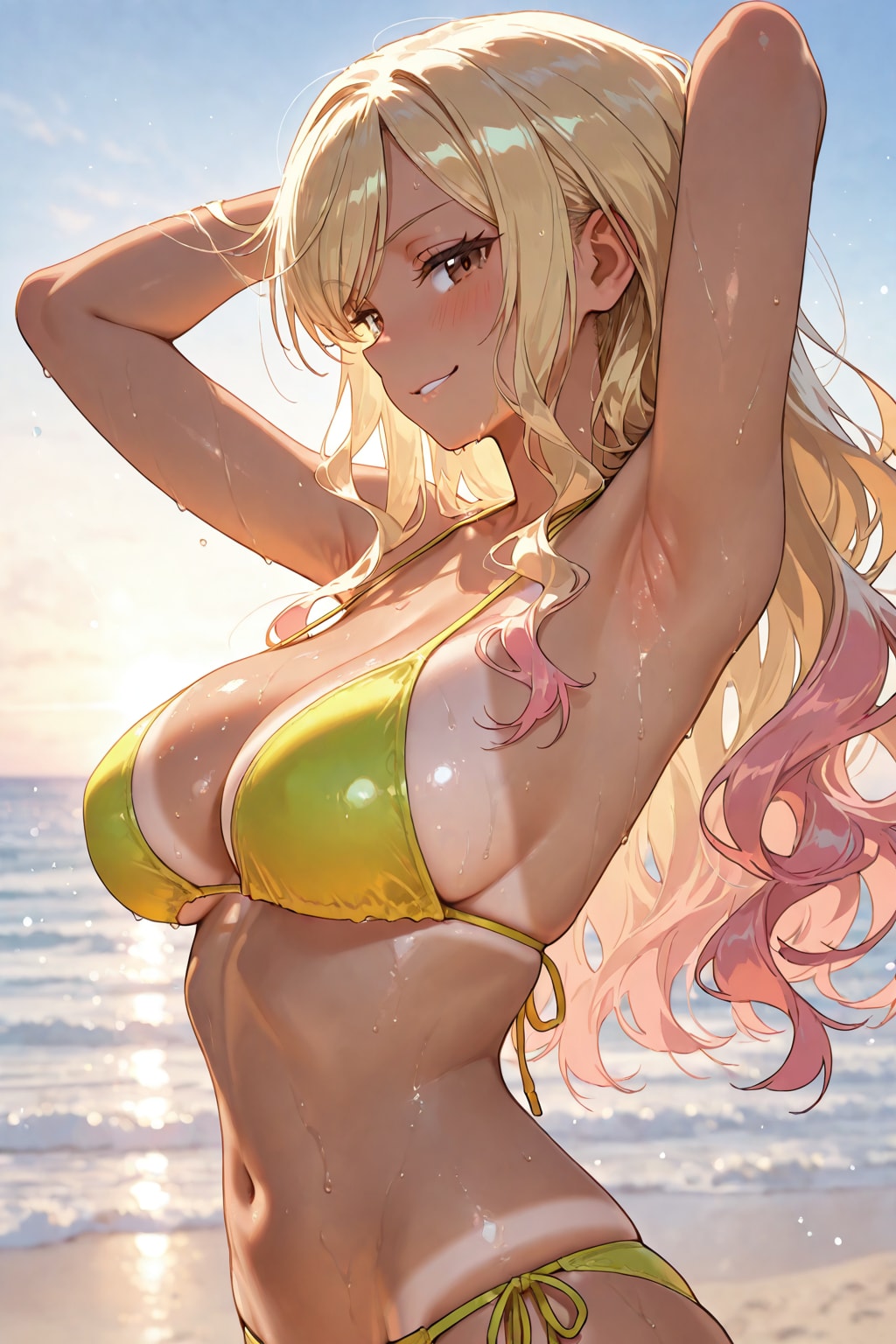 ギャルちゃん腋汗♥️
