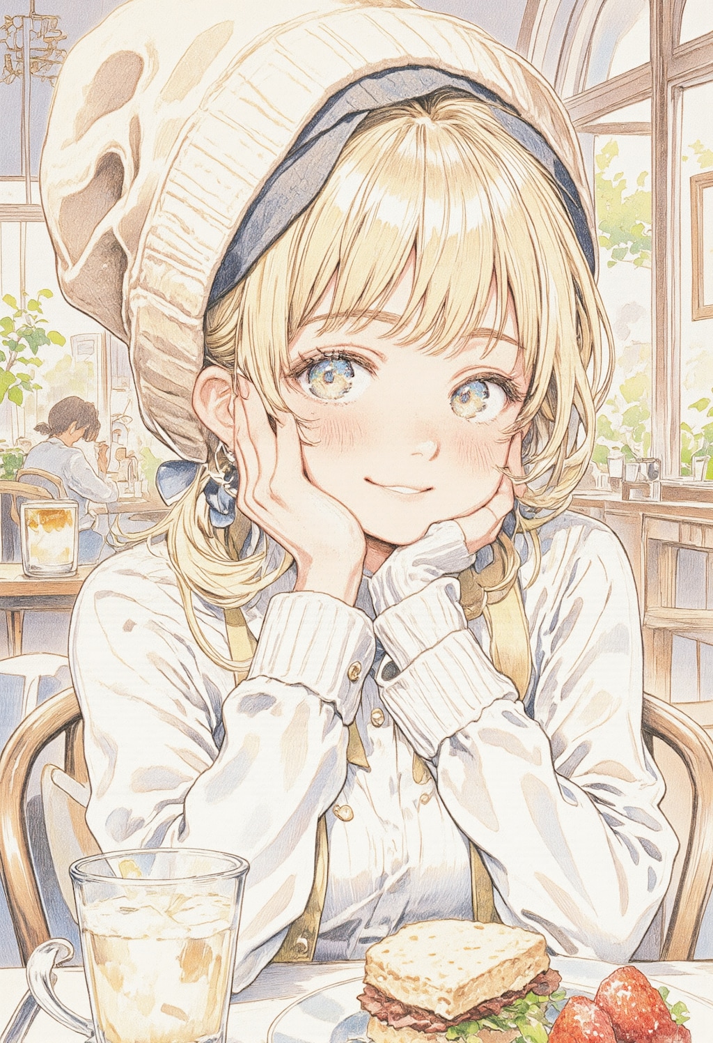 デート中の女の子