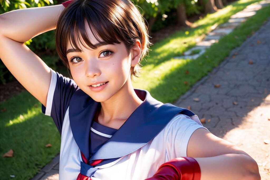 AIコスプレ：さくら（ストリートファイター）