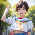 AIコスプレ：さくら（ストリートファイター） 5枚目