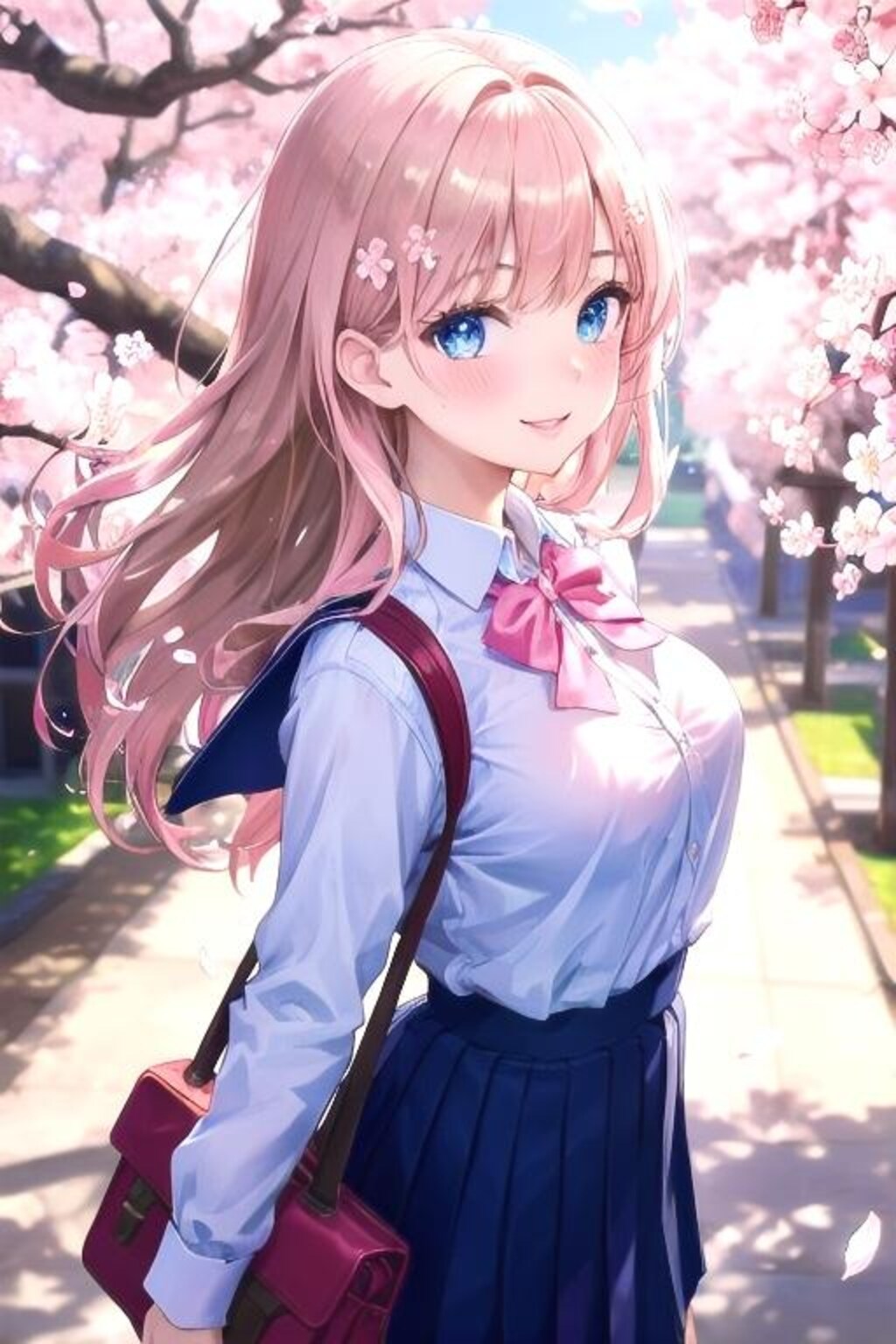 春の日の君に心奪われた