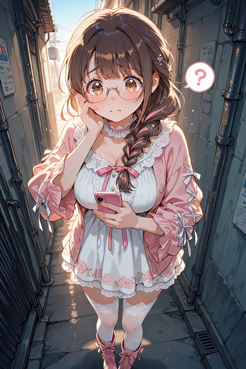 路地に迷い込む