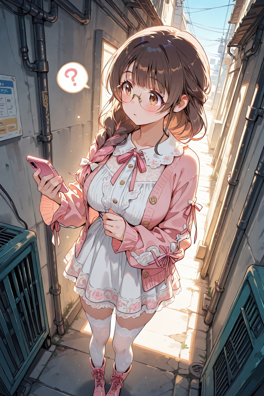 路地に迷い込む