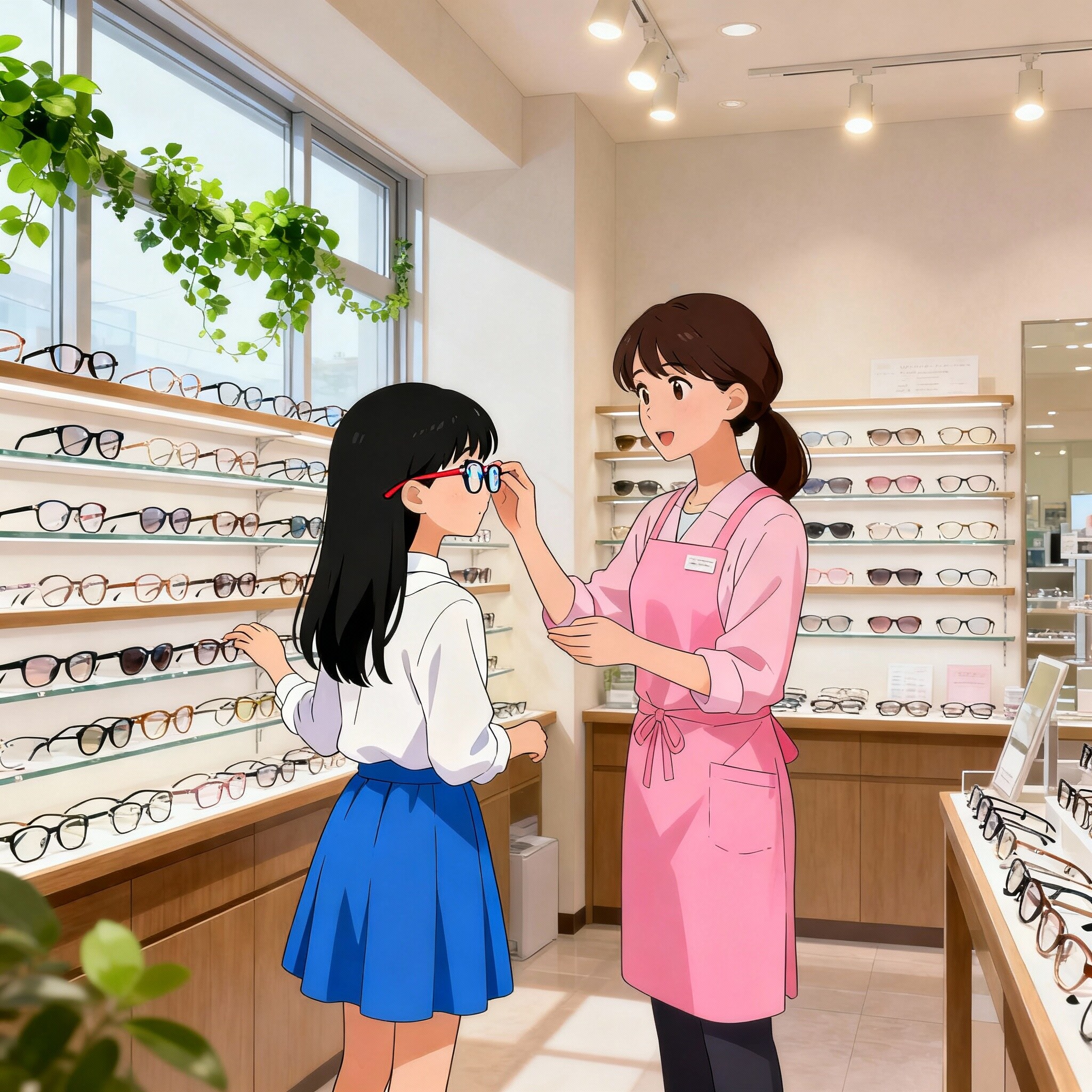 新しい眼鏡を探す | の人気AIイラスト・グラビア