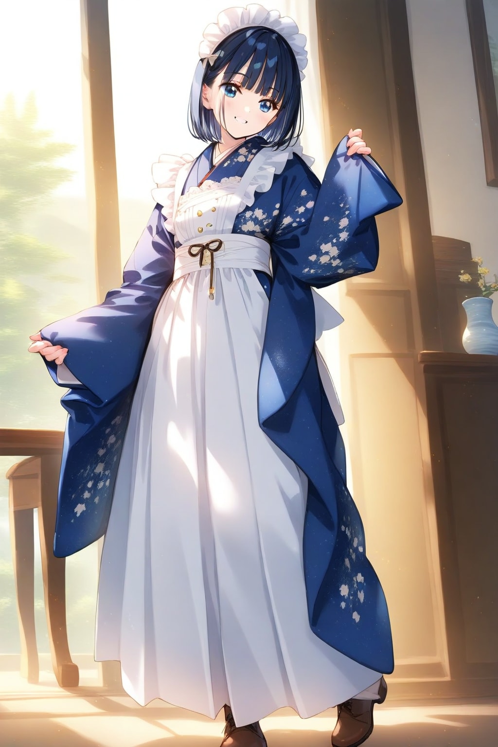 生成機能の子達で和メイド