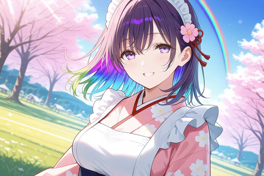 生成機能の子達で和メイド