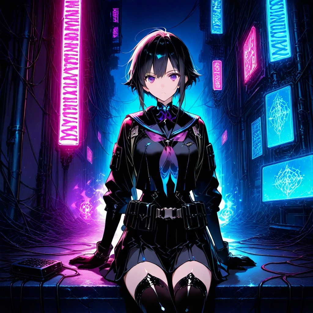 サイバーパンク風