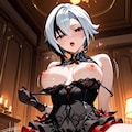 (原神)下からアルレッキーノ② 2枚目