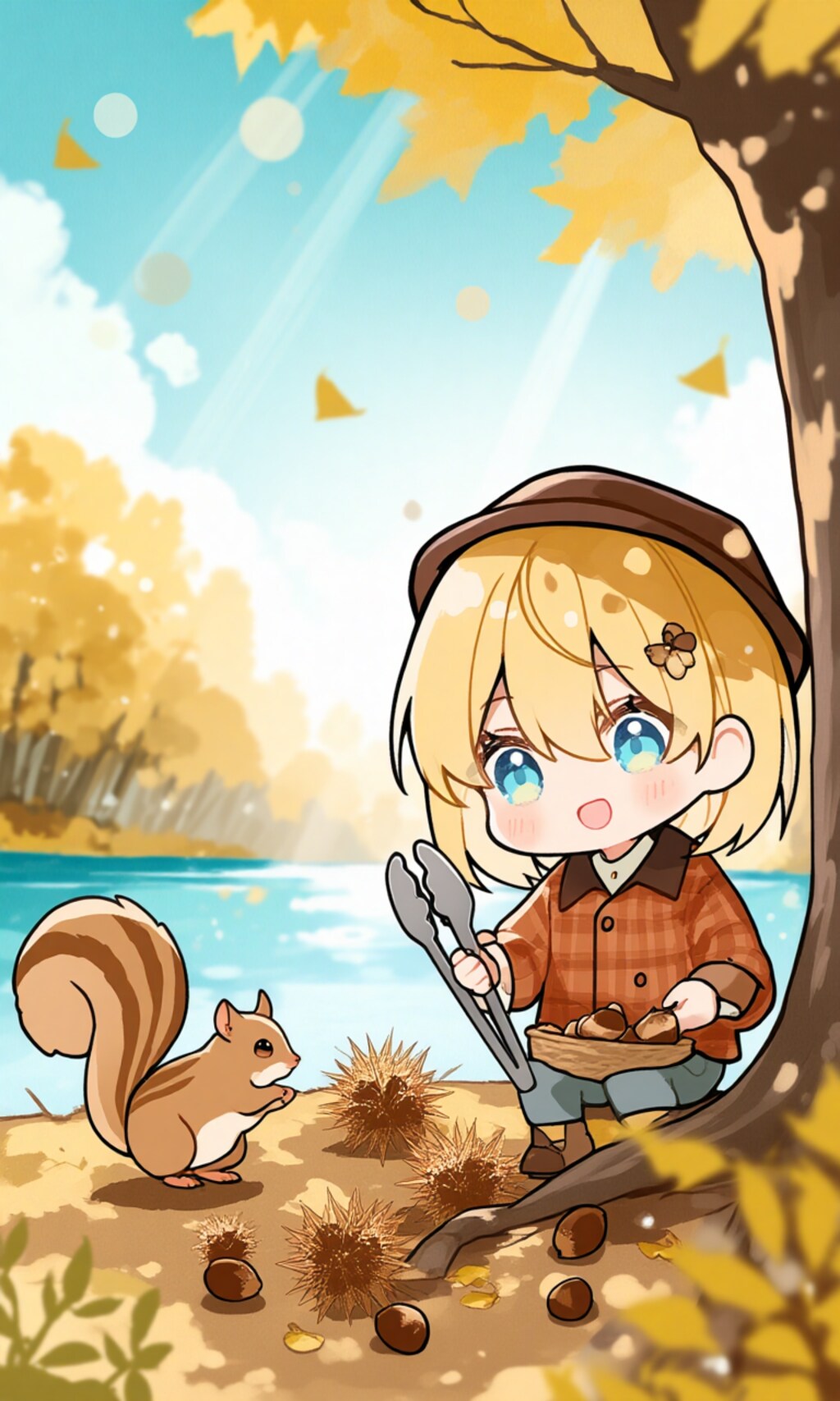 大きな栗の木の下d〜