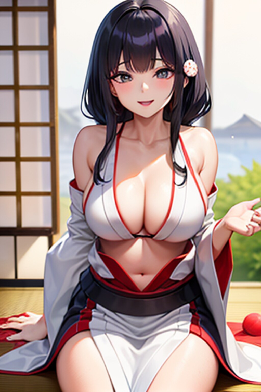 和風　水着