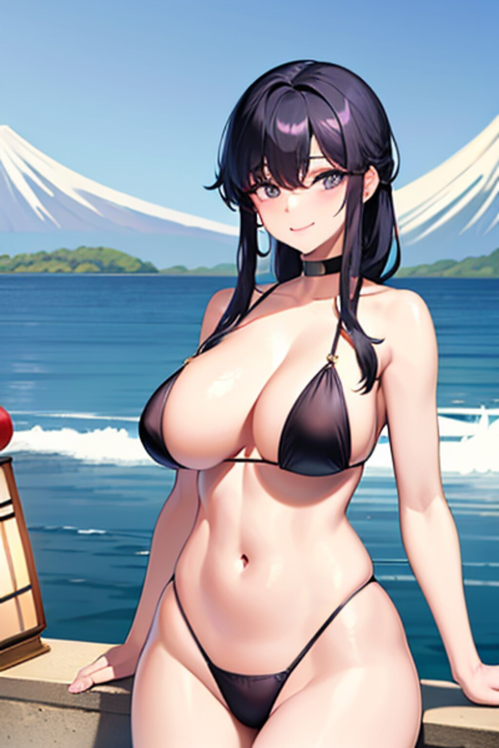 和風　水着