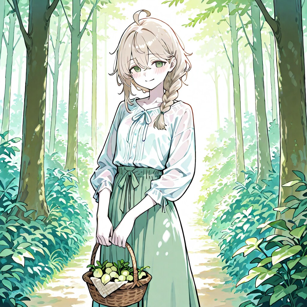 山菜採りver.1 | の人気AIイラスト・グラビア