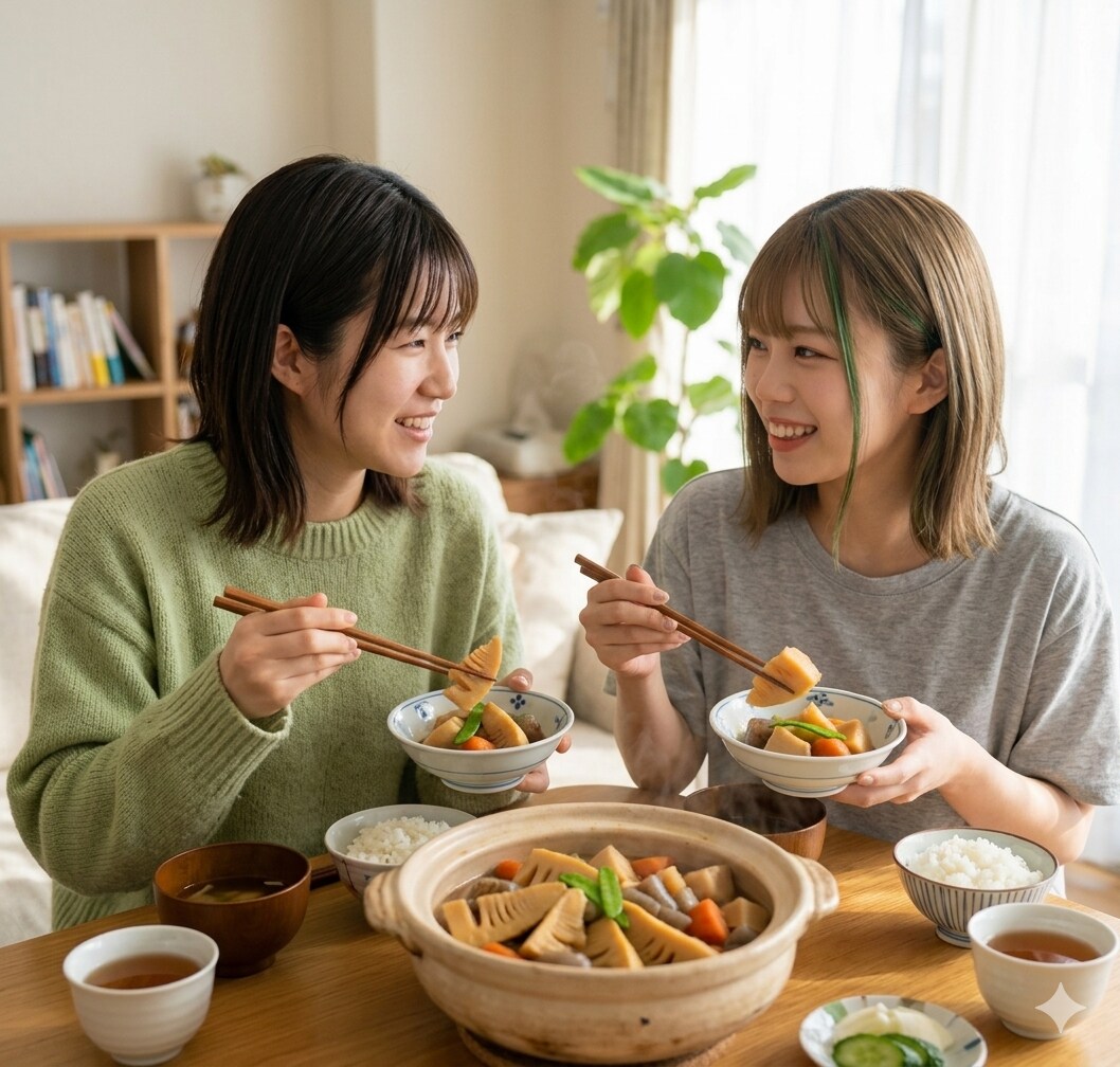 筍と人参の煮物