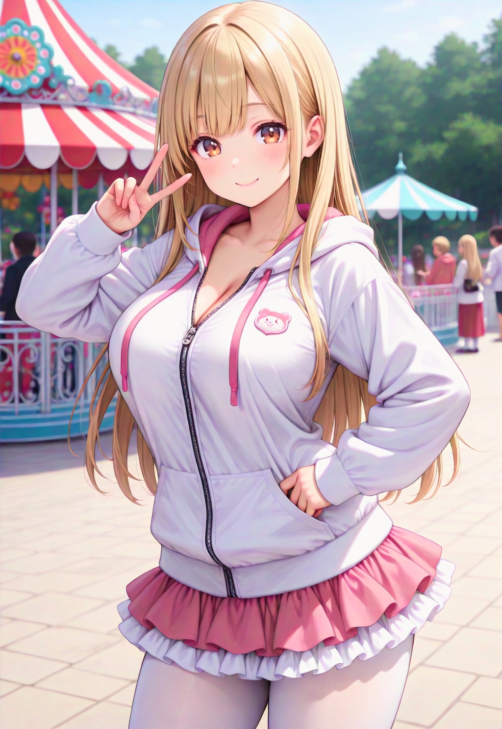 1126（白いパーカー）