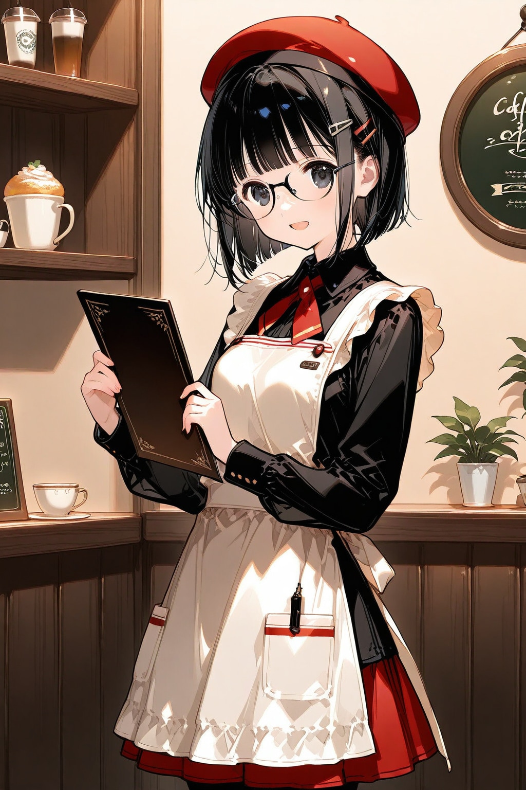 カフェ店員なメガネちゃん👓✨