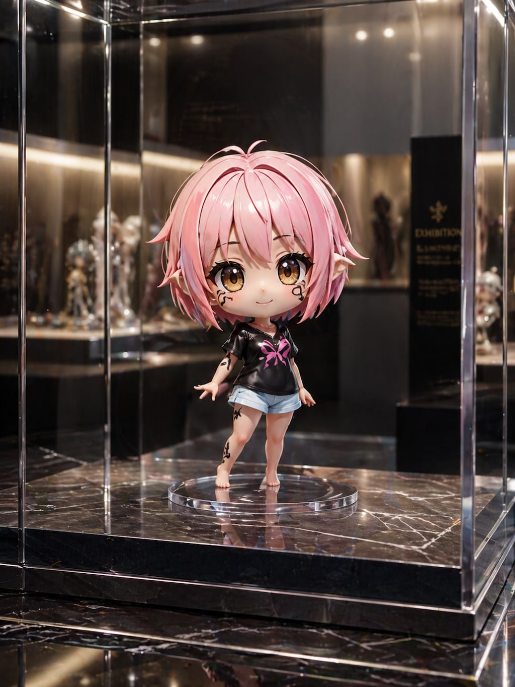 タトゥー娘のフィギュア