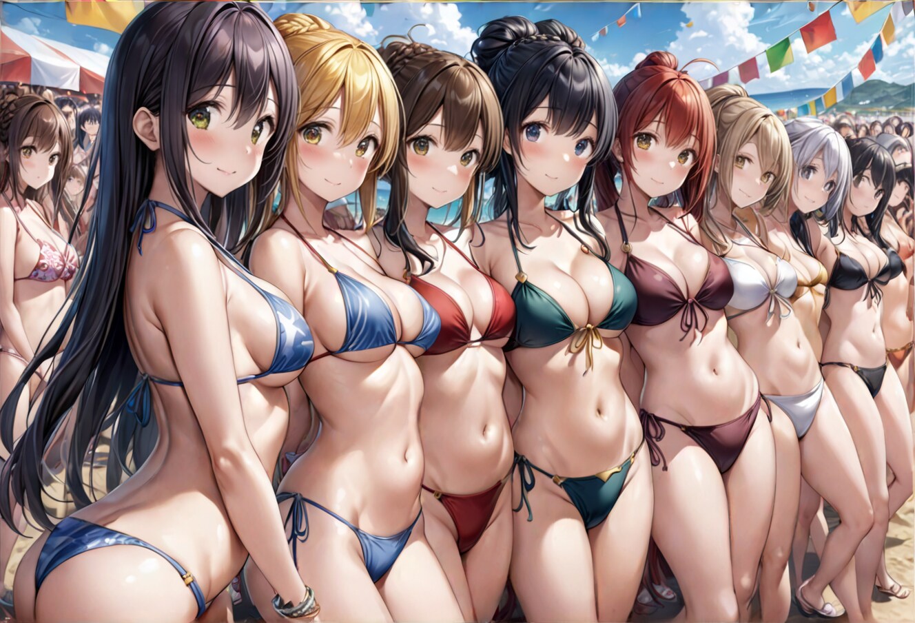海辺のハーレム
