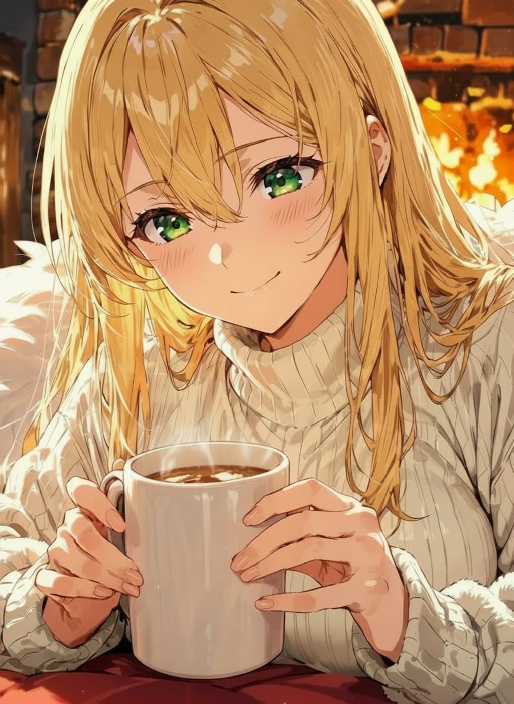 雪の日にほっと一息