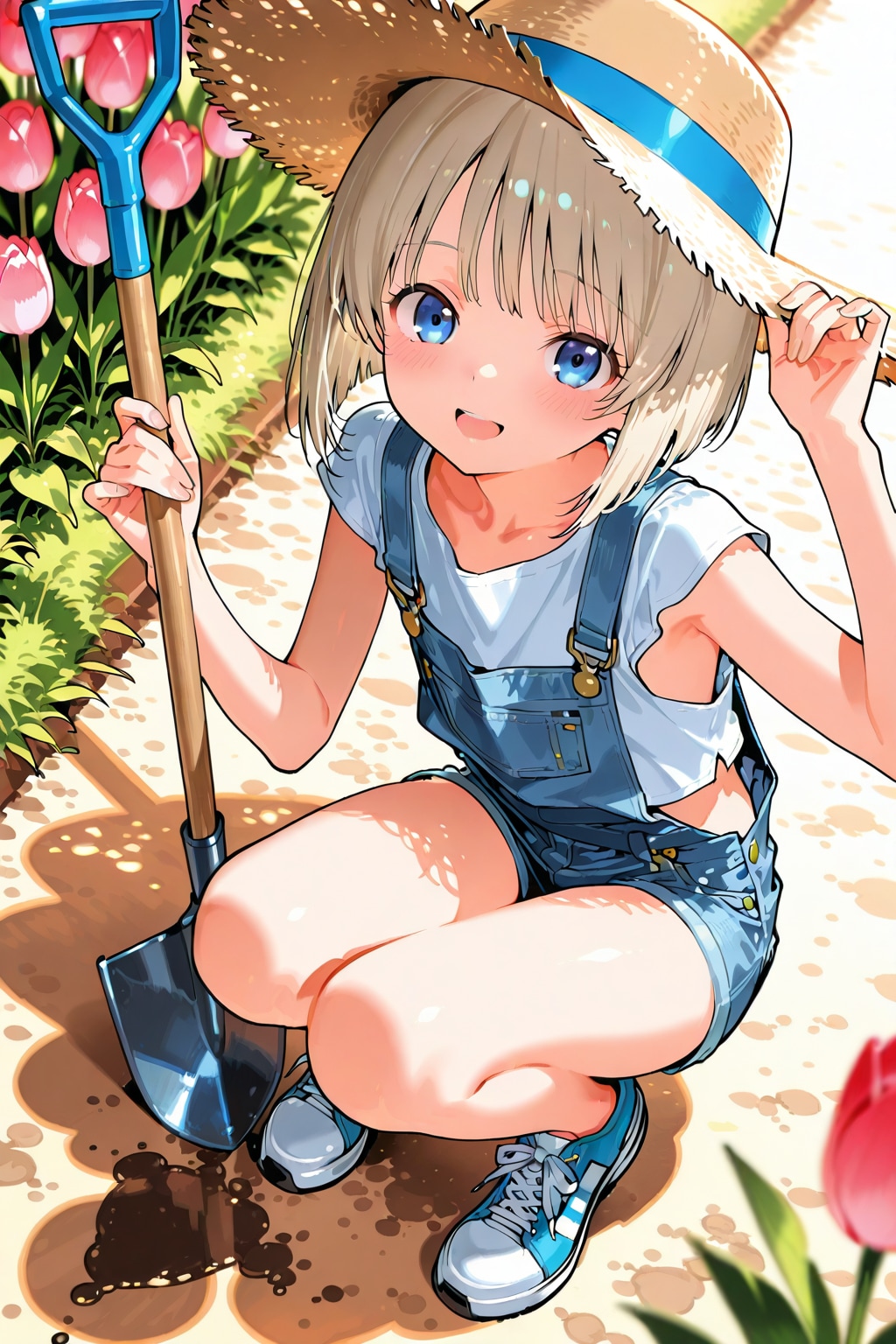 チューリップ畑 | の人気AIイラスト・グラビア