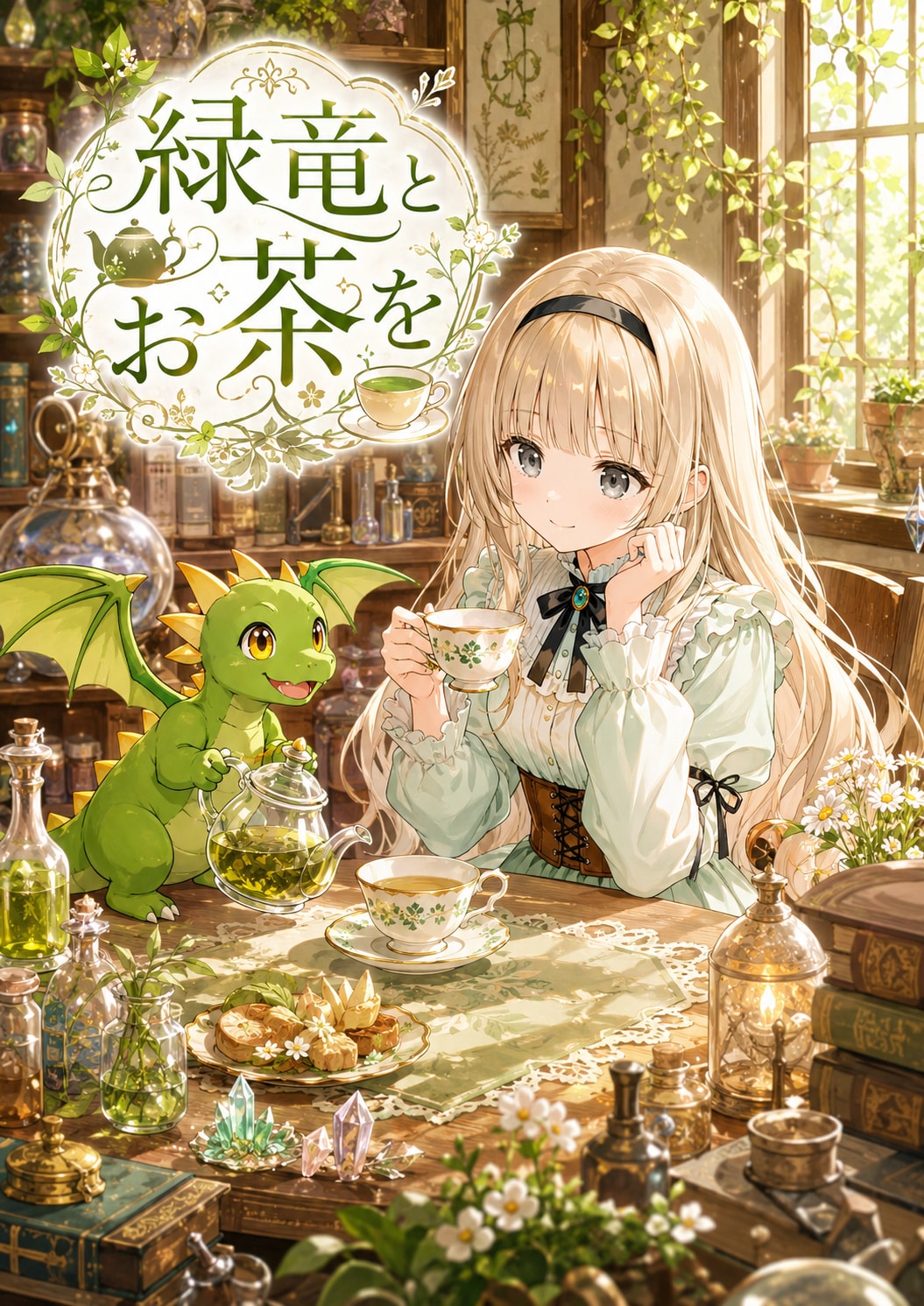 ラノベ『緑竜とお茶を』(でやんす) | の人気AIイラスト・グラビア