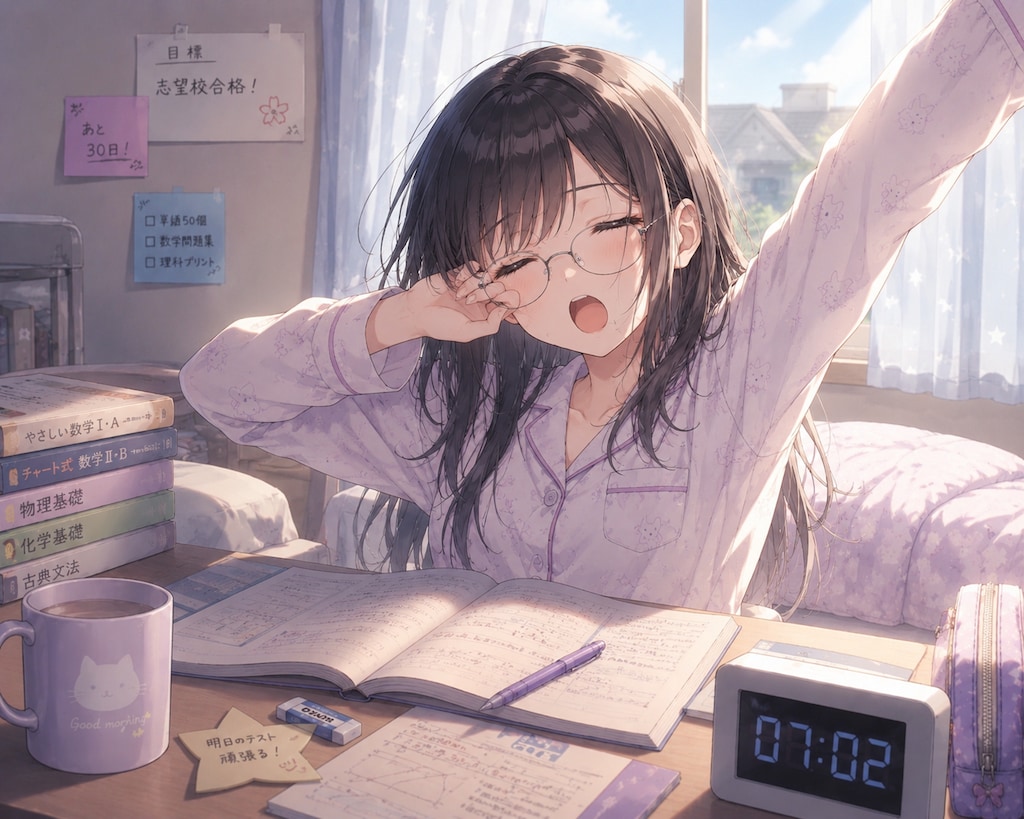 おはよう、今日も頑張ろう。