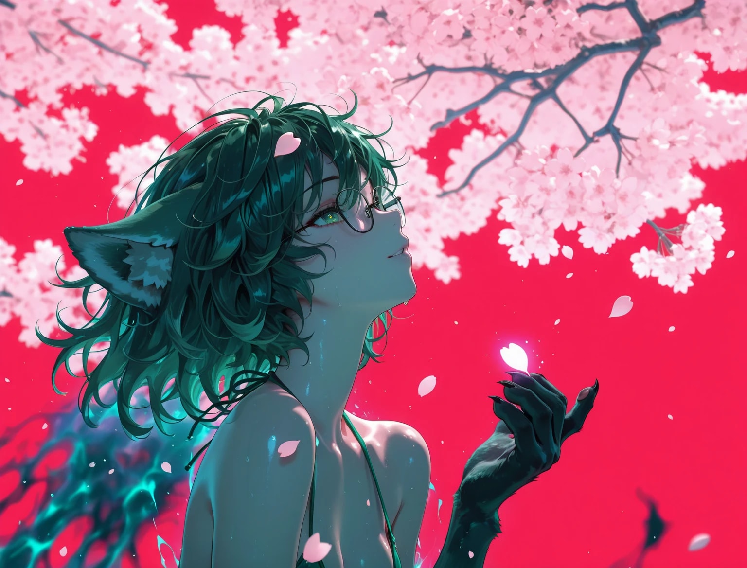 朱く狂う月 | の人気AIイラスト・グラビア