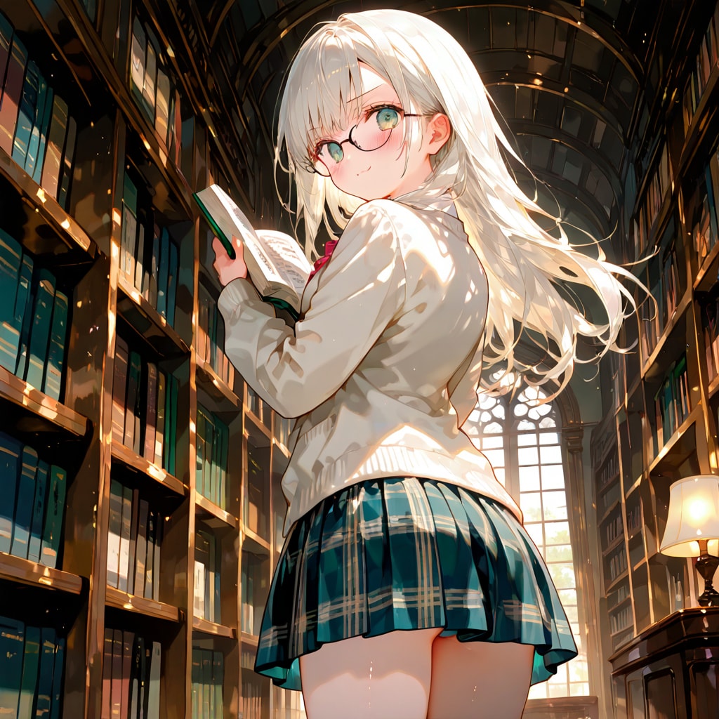 司書 | の人気AIイラスト・グラビア