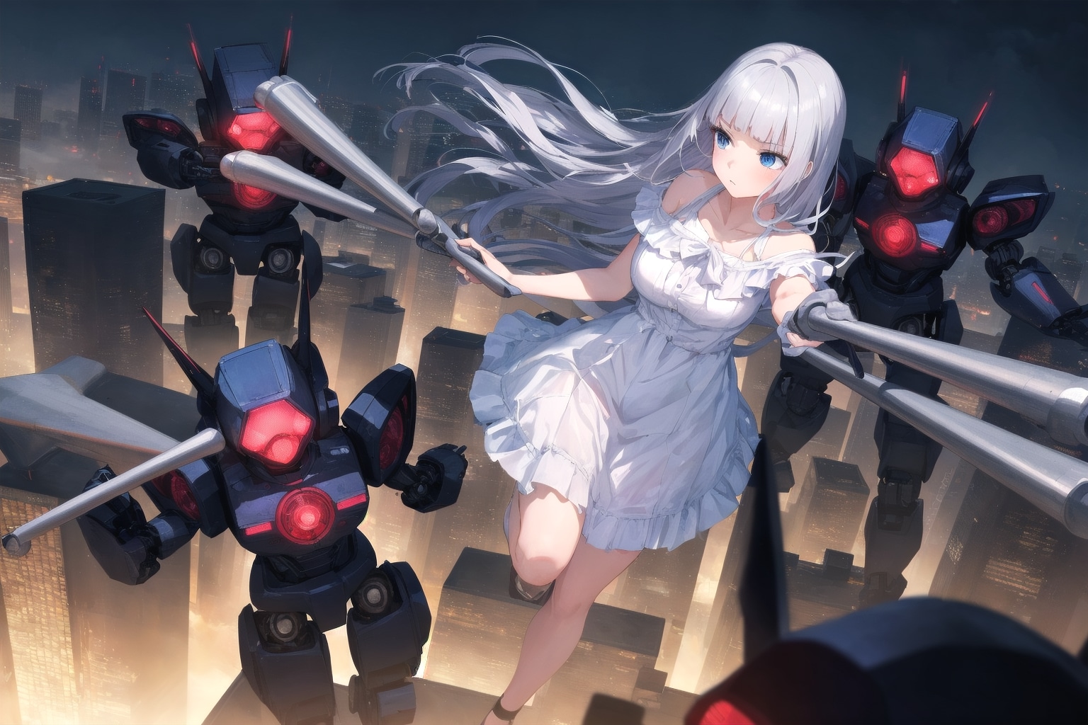 ギリギリまで引きつけて 〜弱点攻撃は鋏属性 | の人気AIイラスト・グラビア