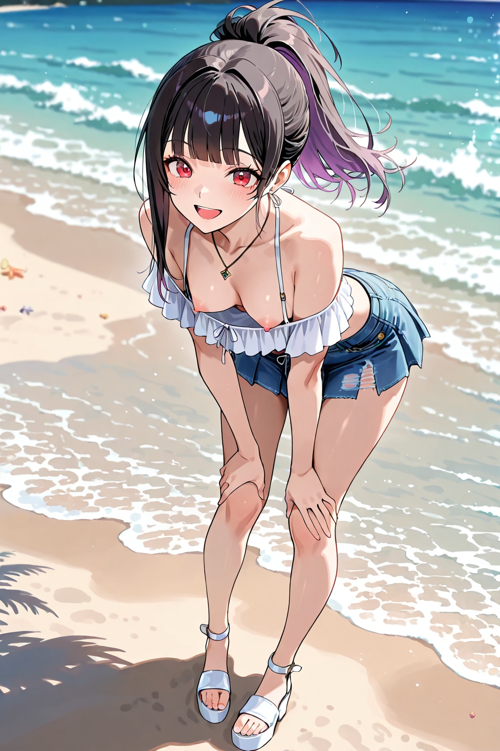 海辺を散歩