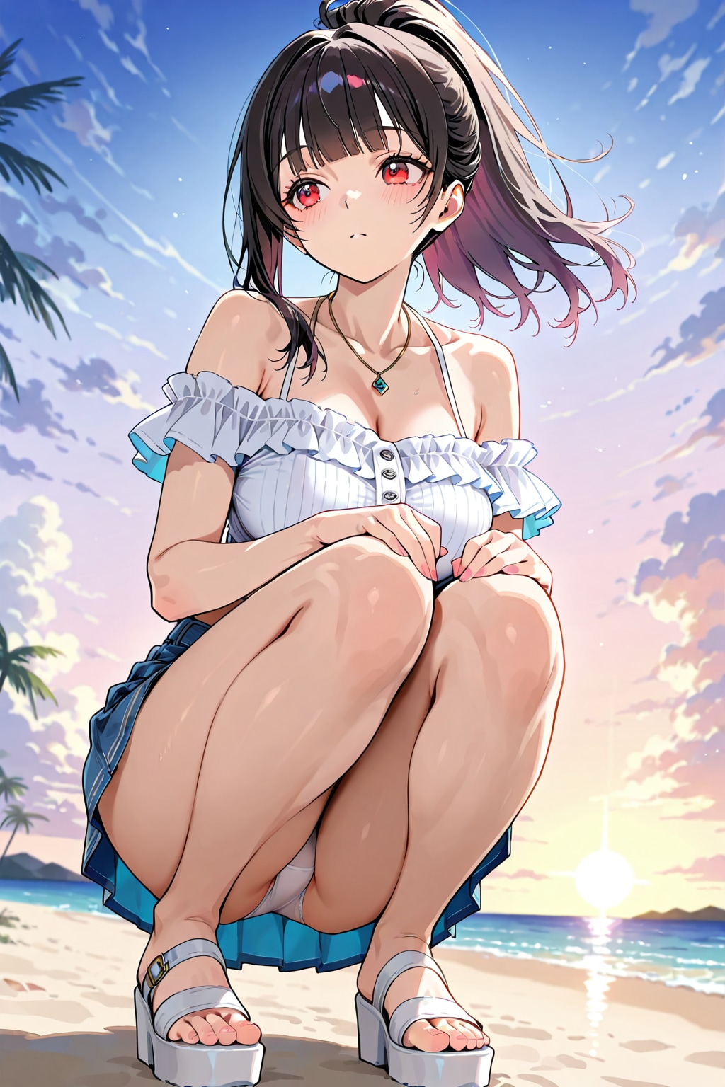 海辺を散歩