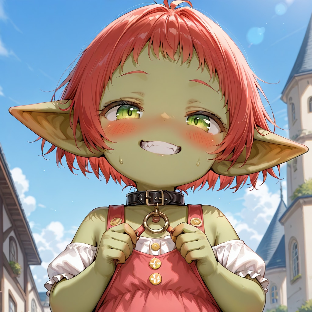 メスガキ風味な雌ゴブリンちゃんｗ | の人気AIイラスト・グラビア