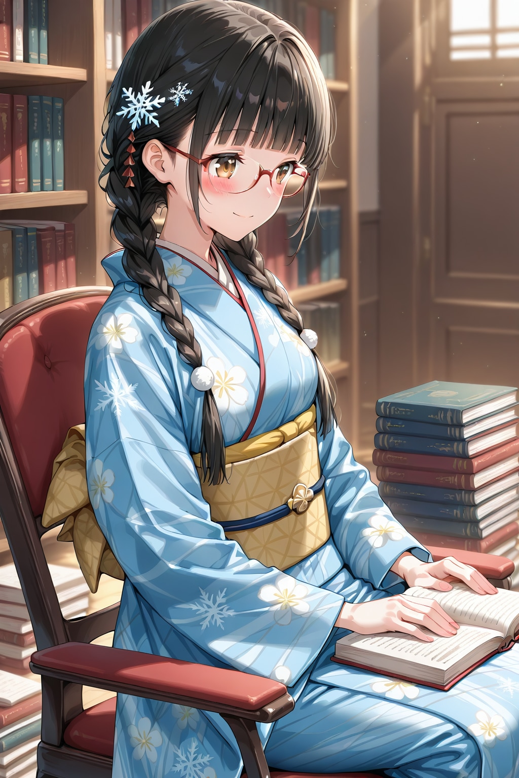 雪音さんも眼鏡三つ編み ～誕生日FA～