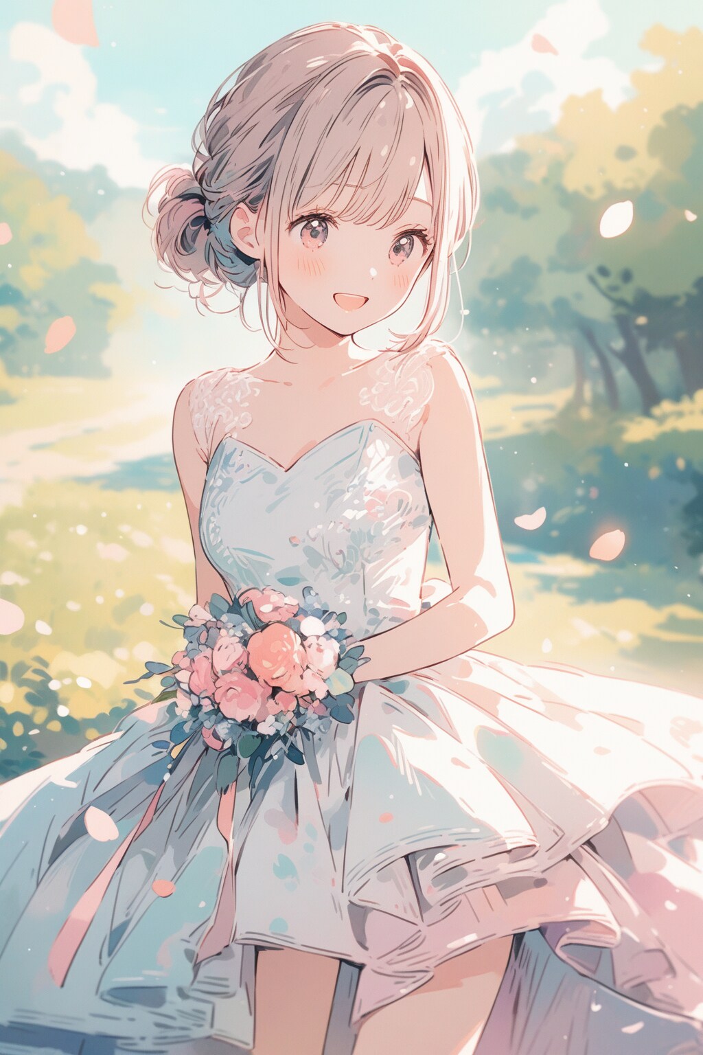 ウェディングドレス姿のお嬢（２３）