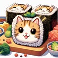 猫恵方巻き 4枚目